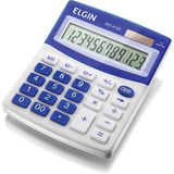 Calculadora De Mesa 12 Dig Comercial Mv4125 Azul Elgin