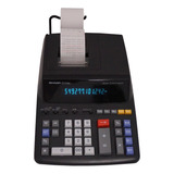 Calculadora Sharp El-2196bl De 12 Dígitos Com Impressora Preta