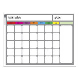 Calendário Parede Planejamento Mensal Colorido 55x75