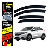 Calha Chuva Automotiva Fumê 4 Portas Tgpoli Honda Hrv