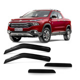 Calha De Chuva Defletor Fiat Toro 2016 A 2024 4 Portas Jogo