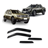 Calha De Chuva Defletor Renault Duster Oroch 2012 A 2019 4 P