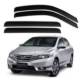Calha De Chuva Honda City 2009 2010 4 Portas Acrílico Fume