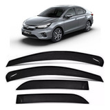 Calha Defletor Chuva Fume Honda City Sedan 2023 2024 2025