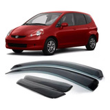 Calha Defletor Chuva Fume Honda Fit 2005 2008 2006 2007