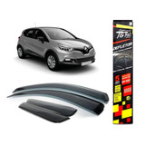 Calha Defletor De Chuva P/ Renault Captur Ano 16/21 Tg Poli