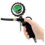 Calibrador Compressor Pneu Digital Bomba Ar Carro Bike Moto