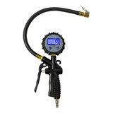 Calibrador De Pneus Digital C/ Bico De 0-200 Psi Cabo 1/4