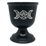Cálice Triluna Pentagrama Taça Decoração Altar Wicca