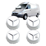Calota Calotinha Centro De Roda Mb Sprinter 1997 A 2011 4pçs