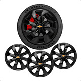 Calota Esportiva Aro 14 Prime Preta Elite Universal