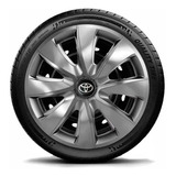 Calota Jogo Aro 14 Preto Fosco Etios 13 2014 2015 2016-lc233