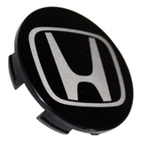 Calotinha Centro Miolo Roda Honda Hrv Civic Crv Preta 69mm