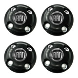 Calotinhas Centrais Fiat Aro 13 14 15 Uno Palio Punto Black