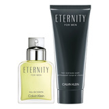 Calvin Klein Eternity For Men Kit Ck Eternity For Men Edt 50ml + Gel De Banho 100ml Eternity For Men Edt 50 Ml Para Masculino