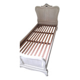 Cama Antiga Solteiro Estilo Chippendale Provençal P/ Reforma