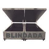 Cama Box Bau Queen Blindada - Fabricação Própria