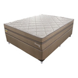 Cama Box Casal 138x188x58cm Colchão Molas Ensacadas Wt