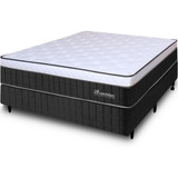 Cama Box Casal Molas Ensacadas Firme De Pillow Espuma D45 138x188x64 Bf Colchões