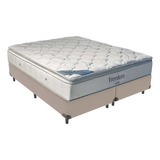 Cama Box King E Colchão Freedom Ortobom D33