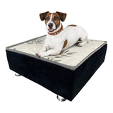 Cama Box Pet Sleep White Spr Confort Cães E Gatos 50x50x20