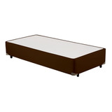 Cama Box Solteiro Corano Marrom - 078x188 Solteiro Antigo