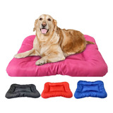 Cama Caminha Pet Cachorro Extra Grande 85 X 65 Impermeável Cor Rosa Desenho Liso