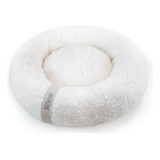 Cama De Gato Caminha Nuvem Ninho Pet Soft Redonda 50x50cm Cor Sherpa