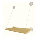 Cama De Janela Suspensa Rede Para Gatos Com Ventosas Caminha Cor Marrom