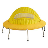 Cama Elástica Ovni Infantil Pula Pula Fuxion Sports 1,5m Lona De Salto Preto Proteção De Molas Cor Amarelo
