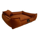 Cama Gg Suede Lavável 85x70 Pastor Australiano Bull Terrier