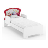 Cama Infantil Montessoriana Meninas Princesas Com Proteção Lateral Bee Criança Quarto Neloja