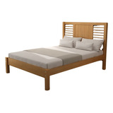 Cama Queen Size Nápoles Cor Castanho Linha Nápoles