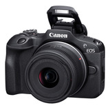 Câmera Canon Eos R100 Mirrorless 4k Com Lente Rf-s 18-45mm I Cor Preto
