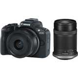 Câmera Canon Eos R50 Mirrorless 18-45mm + 55-210mm