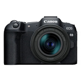 Câmera Canon Eos R8 Com Lente Preta Rf 24-50mm F/4.5-6.3 Is Stm