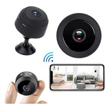 Câmera De Segurança Espiã Mini Wifi Discreta Camera Full Hd Cor Preto