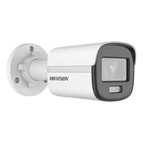 Câmera De Segurança Hikvision Ds-2ce10df0t-lpfs 2.8mm Com Resolução 2mp E Audio Branco
