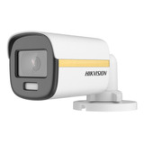 Câmera De Segurança Hikvision Turbo Hd Colorvu 2mp 2.8mm Cor Branco