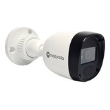 Câmera De Segurança Motorola Bullet Full Hd 1080p 2mp Cor Branco