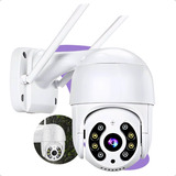 Camera De Segurança Residencial Prova D'agua Gira 360 Wifi