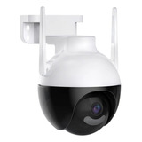 Câmera De Segurança Wi-fi Smart Camera A18 4mp Icsee Cor Branco