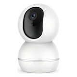Camera De Segurança Wifi Infravermelho Visão 360º Robo Ip Cor Branco
