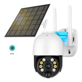 Câmera De Segurança Wifi Solar Icsee Monitoramento Ip66