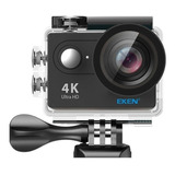 Câmera De Vídeo Eken H9r Sport 4k Capacete Controle Preta