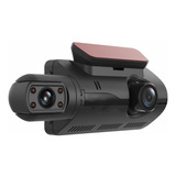 Câmera De Video Veicular 2 Lentes Carro 1080p D26 Microfone