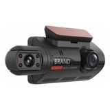 Câmera De Video Veicular 2 Lentes Carro 1080p Dvr Microfone