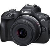 Câmera Digital Canon Eos R100 Com Lente Rf-s 18-45mm Is Stm