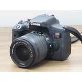 Câmera Digital Canon T6i/750d 24.2 Mpx Touch Screen Wi-fi 
