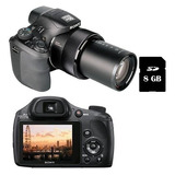 Câmera Digital Sony Hx300 Preto 20.4mp, Lcd 3'' Top De Linha